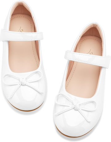 Girls Dress Shoes Mary Jane Flats for Party Flower Girl