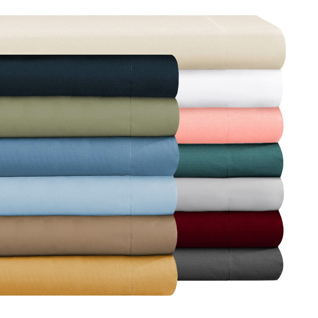 Egyptian Cotton 1000 Thread Count Duvet Cover Set, Bed Covers, Includes 1 Duvet Cover with Button Closure, 2 Pillow