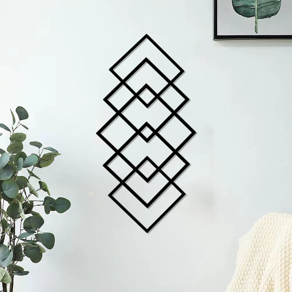 Metal Wall Decor Art, Modern Abstract Sculpture - Set of 2