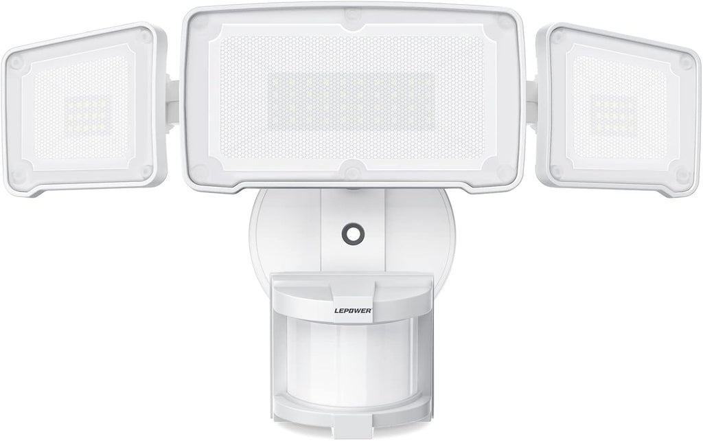 LED Security Light Motion Sensor Outdoor Lights, Bright 38W 4200LM | 72 FT Range, IP65, Easy to Install, 180° Motion
