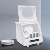 Portable Countertop Dishwashers, 800W Automatic Compact Dishwasher Mini Countertop Dishwasher with 5 Washing Programs