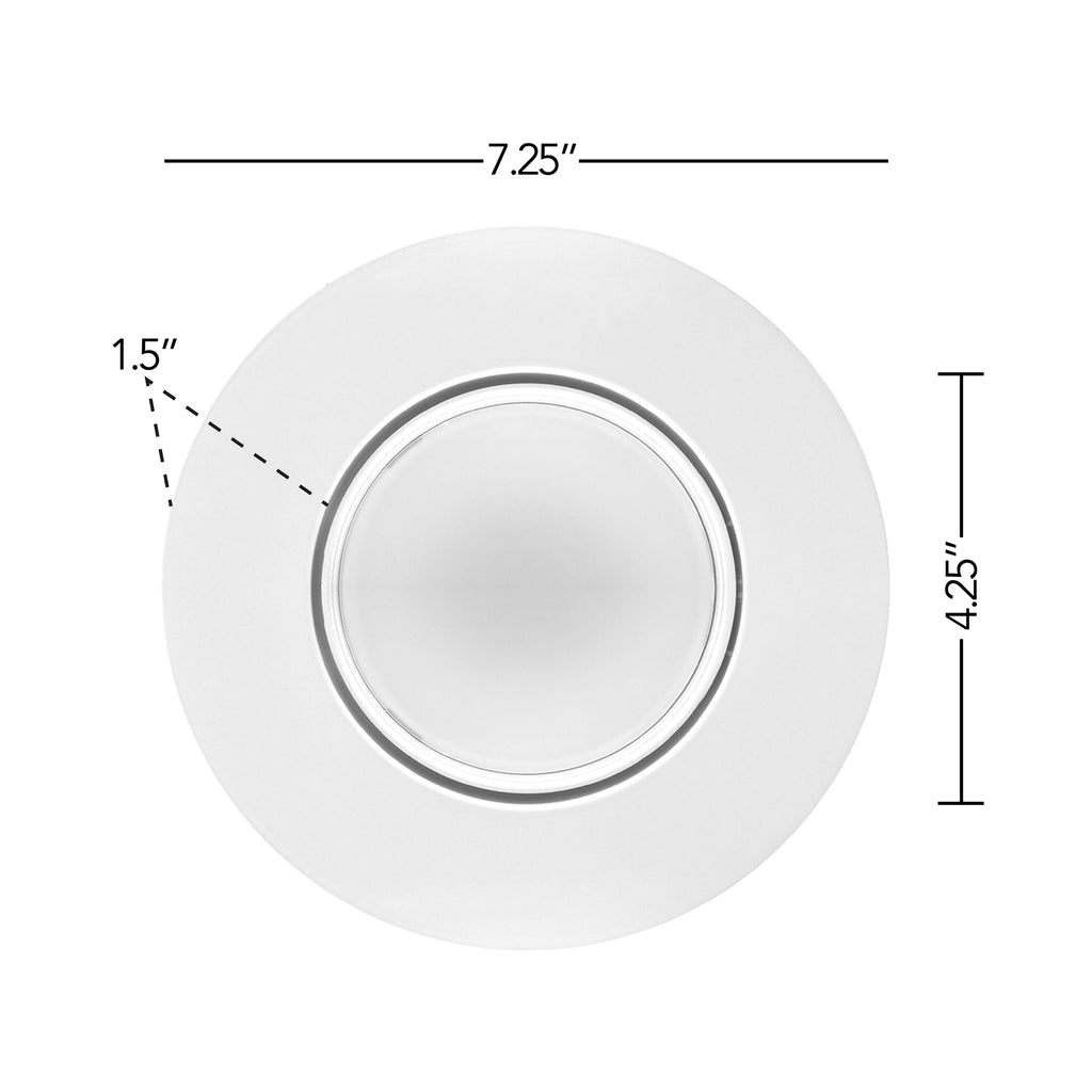 5" & 6" Rotatable LED Retrofit Downlight Gimbal, 1200 Lumens, 5 CCT