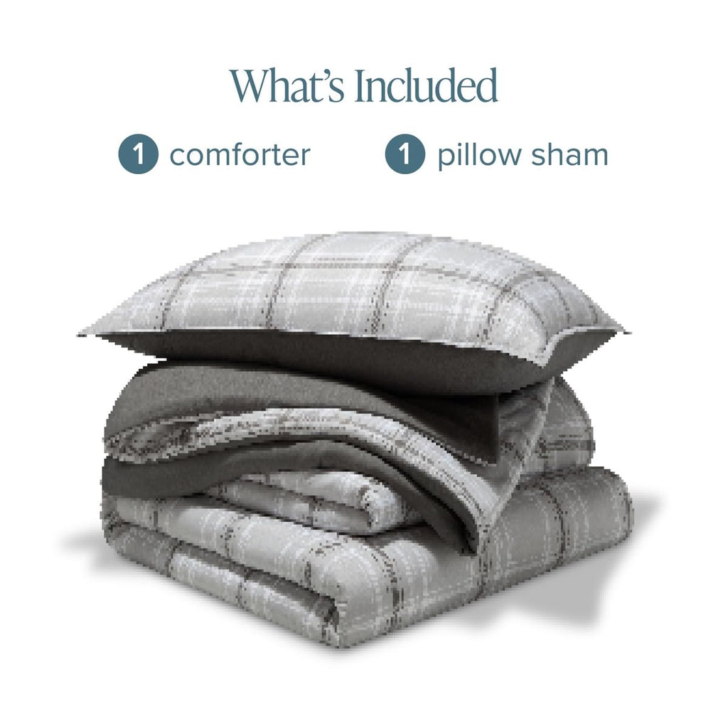 Comforter Set - Extra Long - Ultra-Soft - Goose Down Alternative - Premium 1800 Series - All Season Warmth