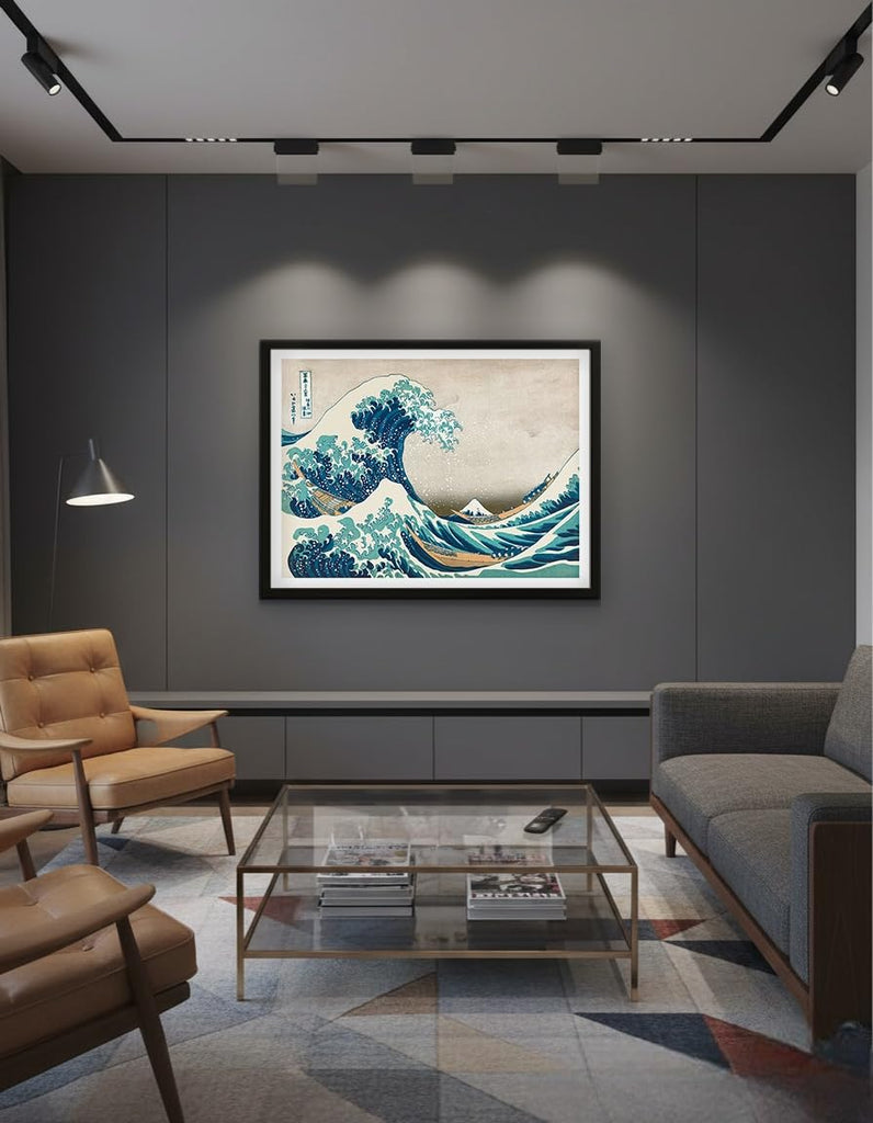 The Great Wave off Kanagawa - Mount Fuji Poster Print