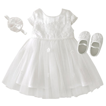 Baptism Dresses for Baby Girls White Dress Baby Girl