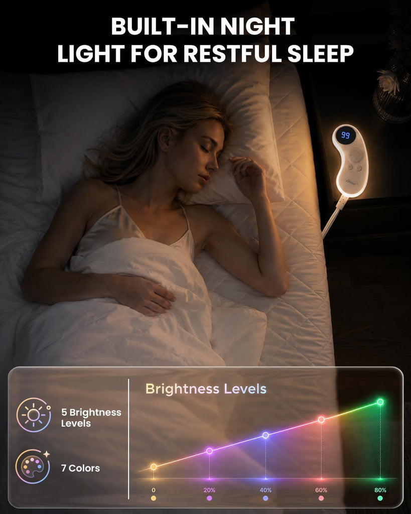 Heated Mattress Pad : Even Fast Heating 125.6°F Dual Control