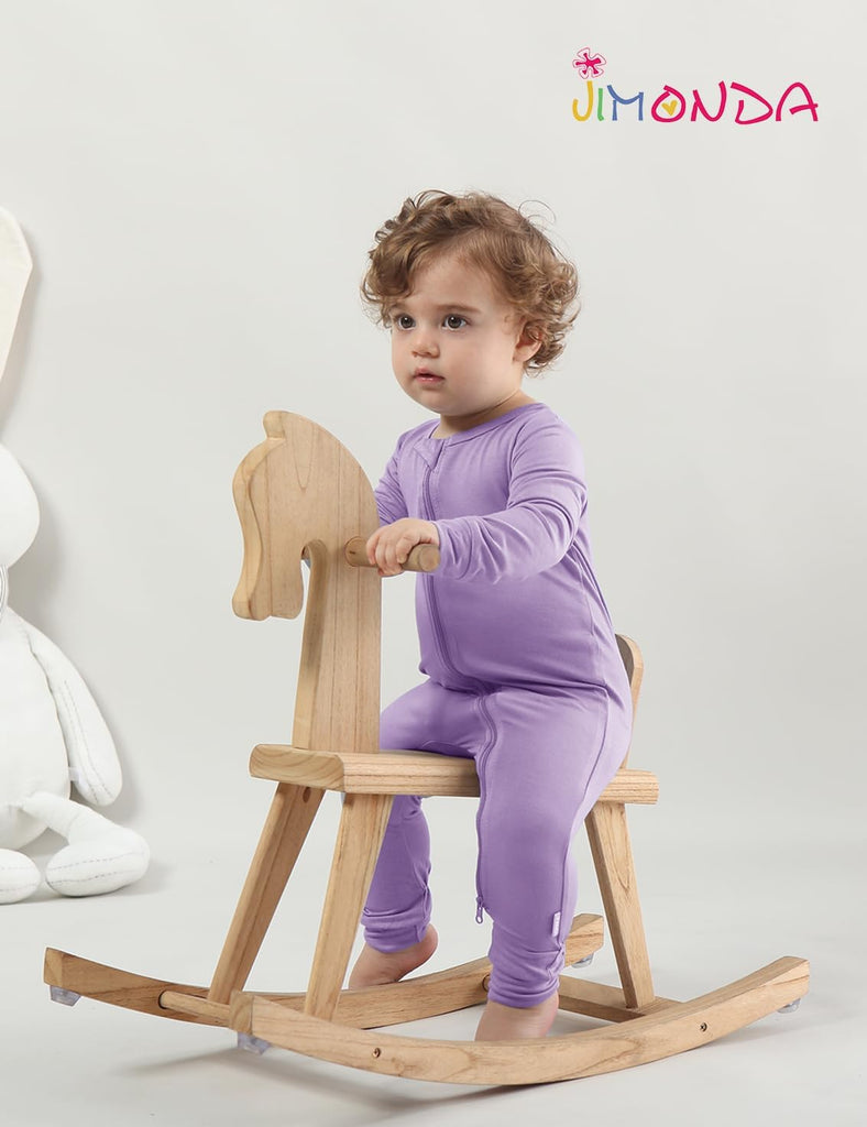 Zip-up Baby Footless Pajamas 4Packs