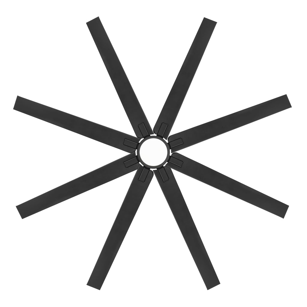 Kathy ireland HOME 72" Torrent Ceiling Fan with Light & Remote, Energy-Efficient 6-Speed DC Motor, Whisper-Quiet