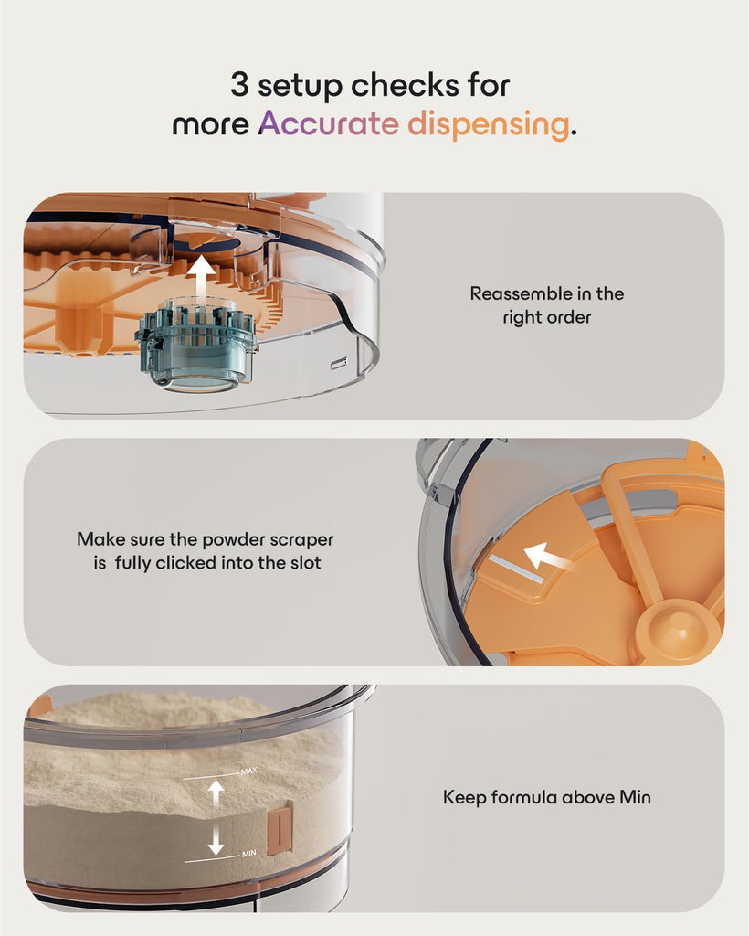 Baby Formula Maker, Formula Dispenser, Fast & Precise Mixing