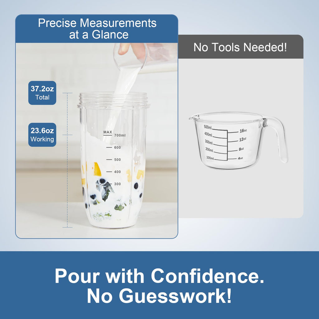 Smoothie Blender, Personal Kitchen Blender for Ice Crushing