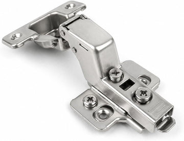 20-Pack Inset Frameless Soft Close Hinges - 110° 3D Adjustable, Clip-On Concealed European Hinges with Screws Cabinets