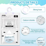 Moisture Absorbers Packets, Dehumidifier Bags, Hanging Moisture Absorber Bag, Humidity Packs,Closet Dehumidifier