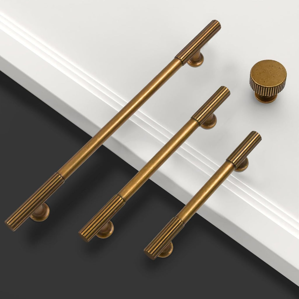 10 Pack Antique Brass Kitchen Cabinet Knobs Cabinet Hardware Zinc Knobs Drawers