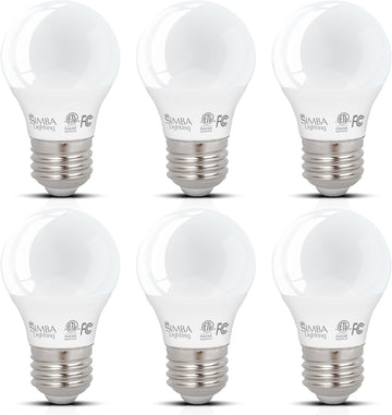 LED A15 7W 120V ETL Listed Bulbs Dimmable E26, 5000K, 6 Pack