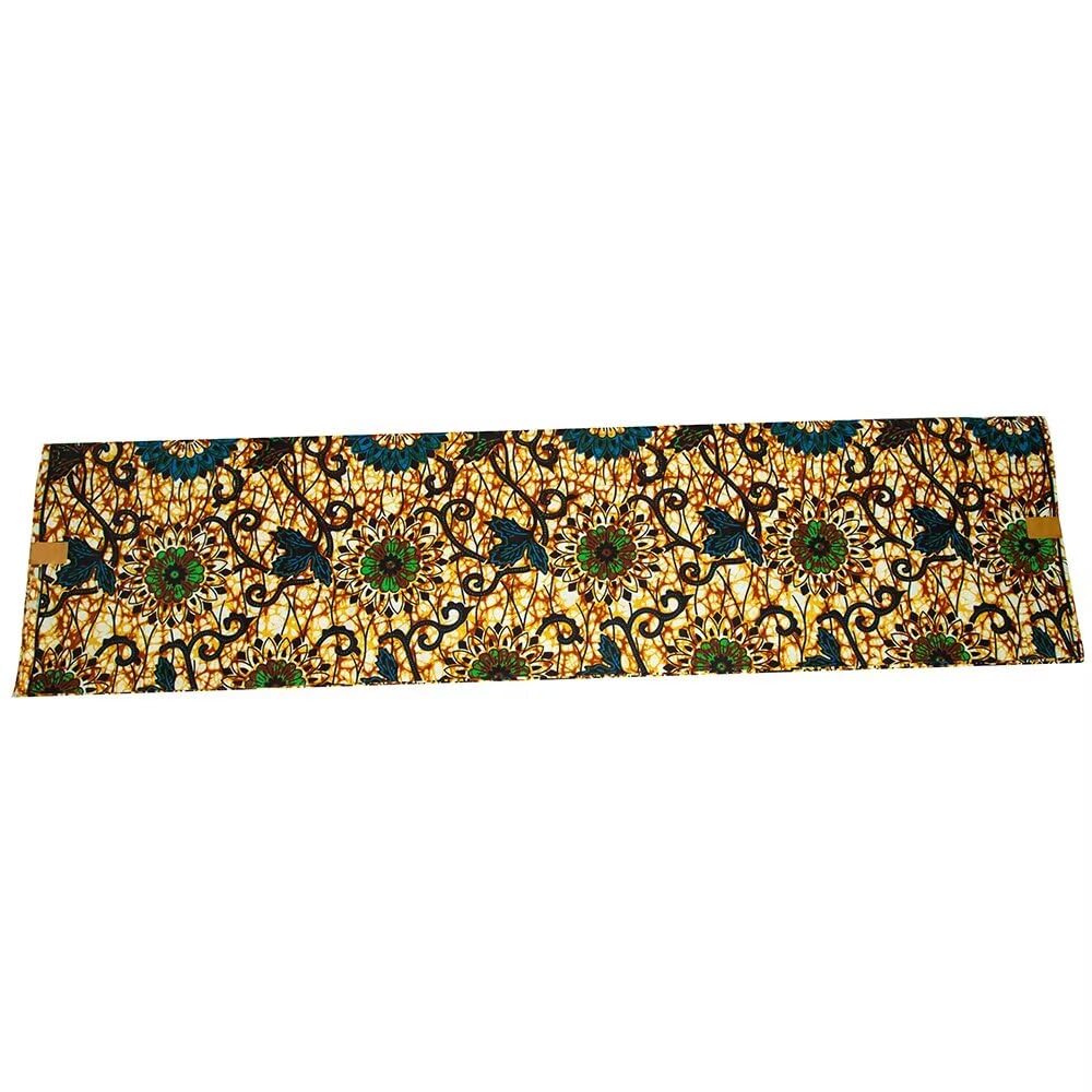 African Fabric Ankara Print Polyester Material Kente Cloth Fabric for DIY Sewing Dress 6630