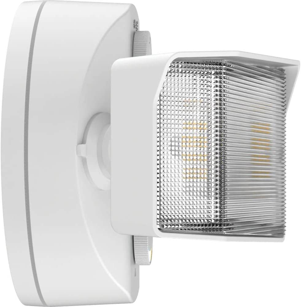 HomeGuard 2-Light LED Outdoor Flood Lights, Outdoor LED Lights, Dusk to Dawn Sensor, Adjustable Lumens, Selectable