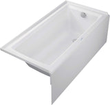 Architec 60" x 30" Alcove Soaking Acrylic Bathtub 700356000000090
