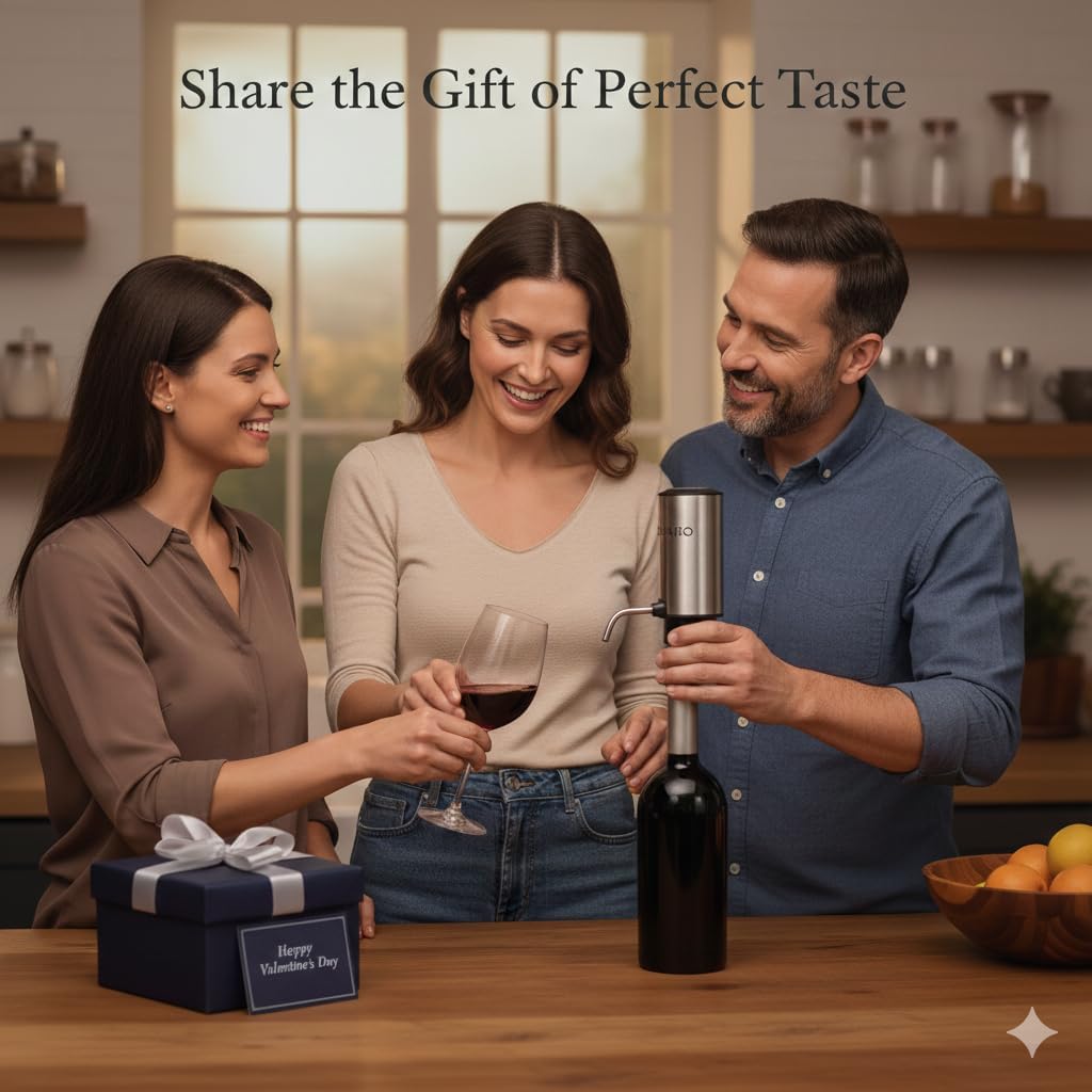 Wine Aerator Electric Wine Decanter Automatic Dispenser With USB Rechargeable Spout Pourer, Wine Gift