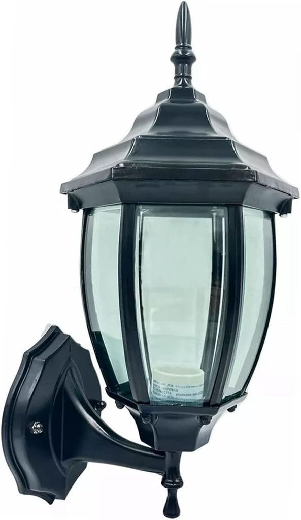 Outdoor Post Light, Vintage Hex Garden Wall Lamp Waterproof Outdoor Wall Light Corridor Courtyard Balcony Lamp for