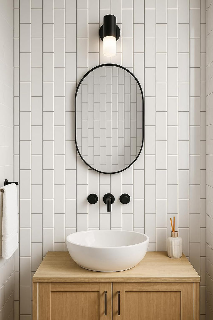 White Subway Tile Gloss Finish 2" X 8" Wall Tile, Backsplash Tile, Bathroom Tile, Designed in Italy (1)