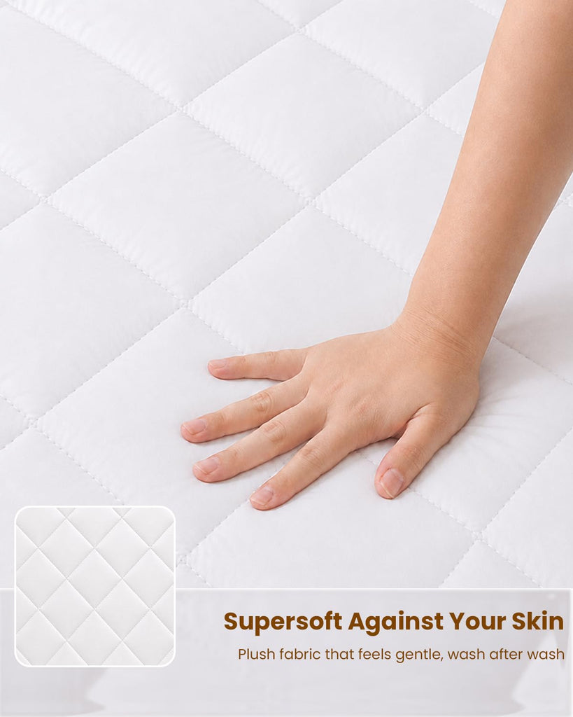 Heated Mattress Pad : Even Fast Heating 125.6°F Dual Control