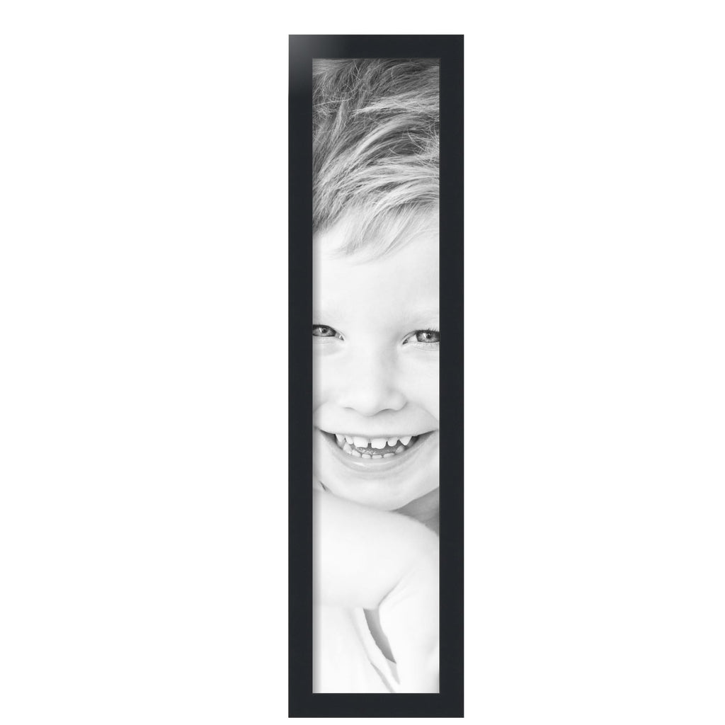 7x33 Inch Black Picture Frame, This 1.2500 Inch Custom Poster Frame is Black - Comes with Acrylic and Corrugated