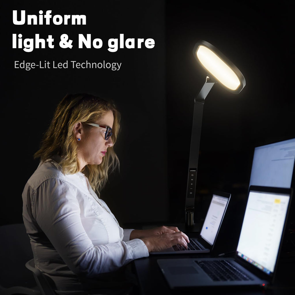 LED Desk Lamp, Soft Edge-lit Design - Modern Style