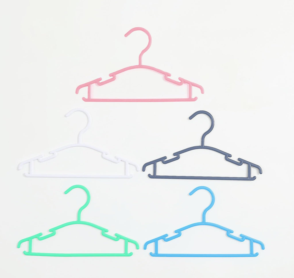 50 Pack White Baby Nursery Closet Hangers, Baby Hangers, Kids Hangers, Non-Slip Laundry Infant Pant & Coat Hangers