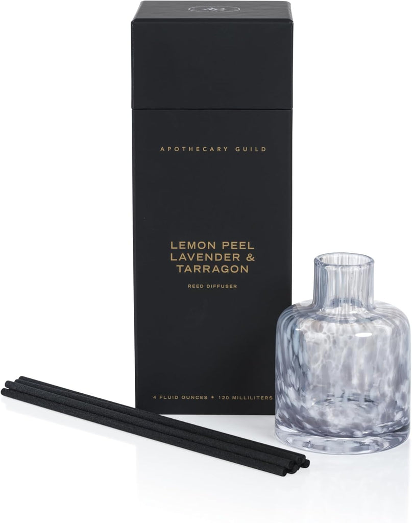 Apothecary Guild Opal Reed Diffuser, 4 oz -Lemon, Lavender & Tarragon