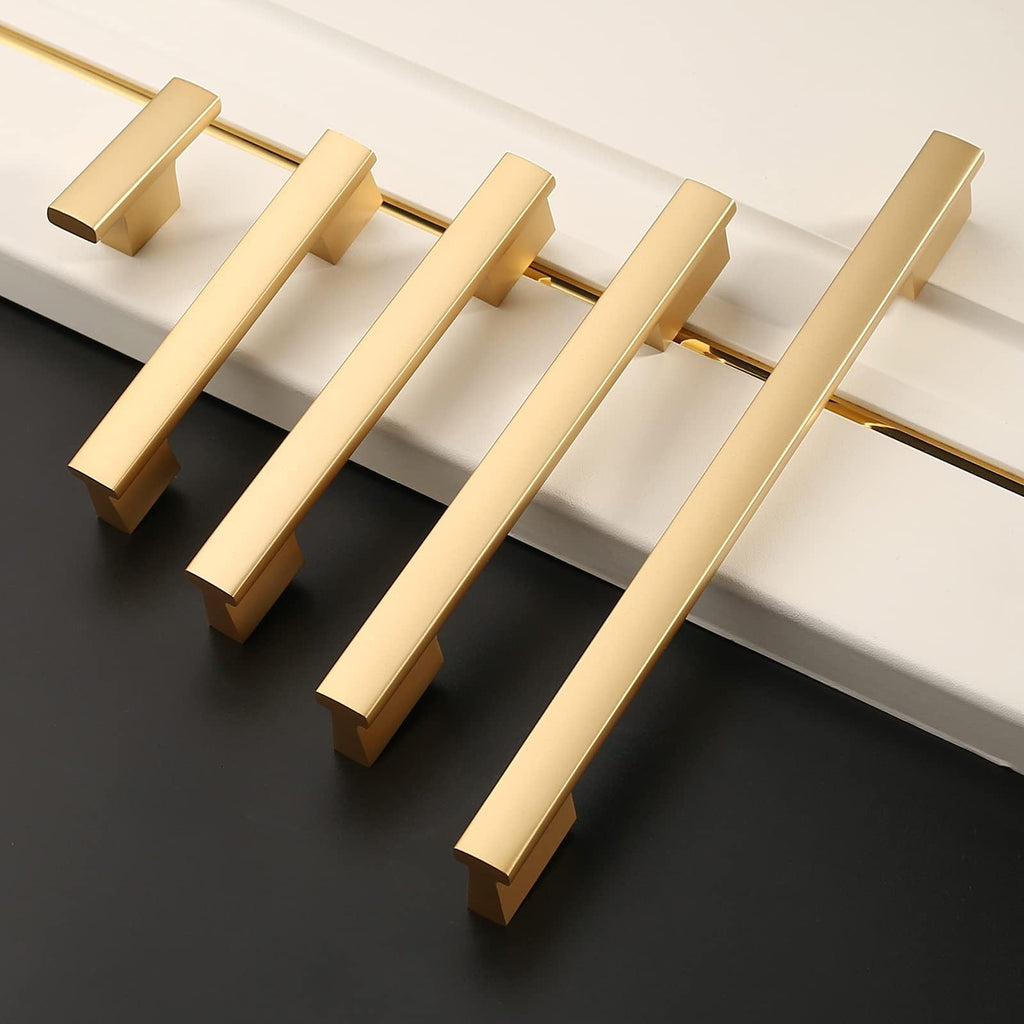 15 Pack 3 Inch(76mm) Brushed Gold Cabinet Pulls Kitchen Cabinet Handles Gold Cabinet Pulls Cabinet Hardware for