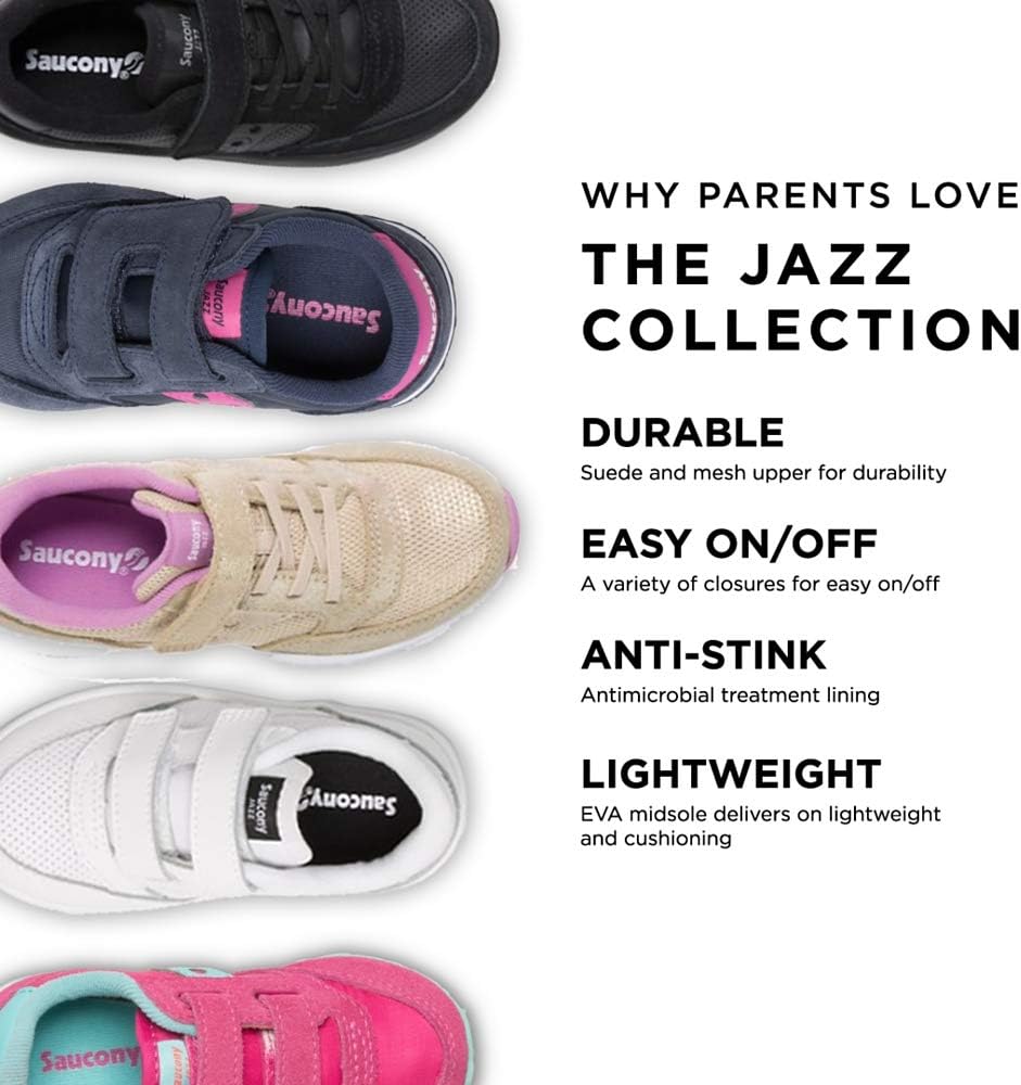 Unisex-Child Originals Jazz Hook & Loop Sneaker (Toddler/Little Kid)