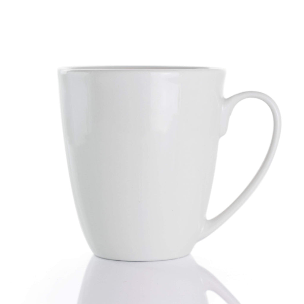 Owen 18 Piece Porcelain Dinnerware Set with 2 Large Serving Bowls in White