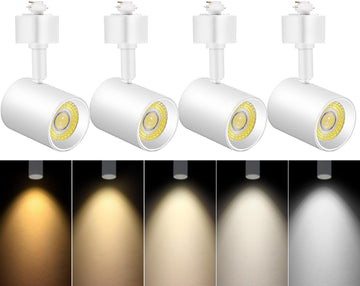 LED Track Lighting Heads H Type Track Light Heads Dimmable, 2000K 3000K 4000K 5000K 6000K Adjustable, Flicker