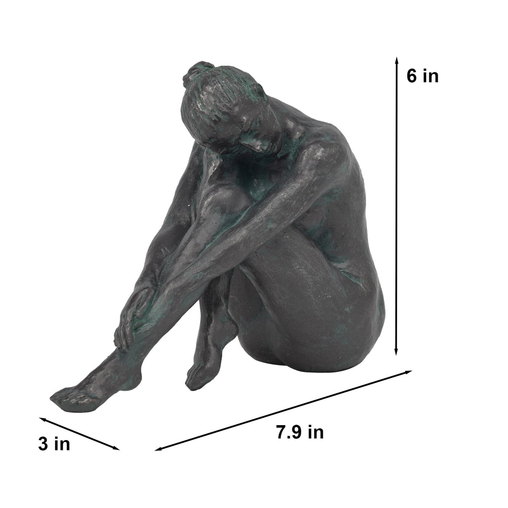 Yoga Dancer Statue Home Decoration 7.8 x 3 x 5.8 Inch