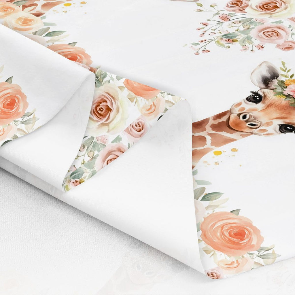Beautiful Giraffe Upholstery Fabric Deers Wild Animals Fabric