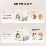 Cat Bed Cave for Indoor Cats - 2 in 1 Cat Cave for Kittens and Small Pets with Removable Washable Cushioned Pillow