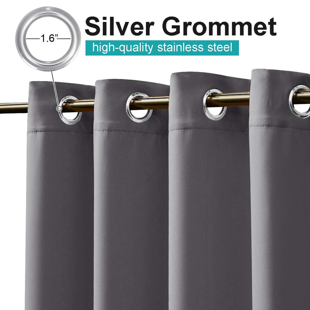 Fade Resistant Outdoor Curtains W52 x L84 in 2 Panels