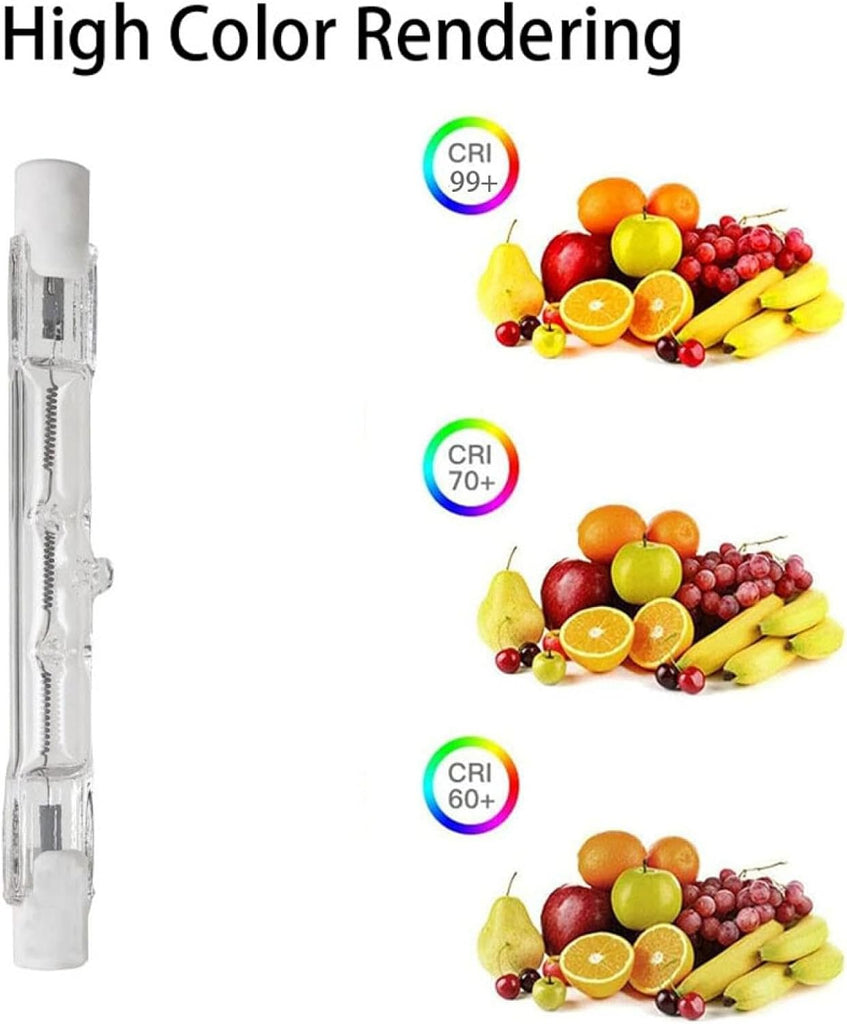 R7S 78MM T3 100W Halogen Bulbs R7S 118MM 500W J Type Double Ended Filament Flood Lights Quartz Tube Lamps