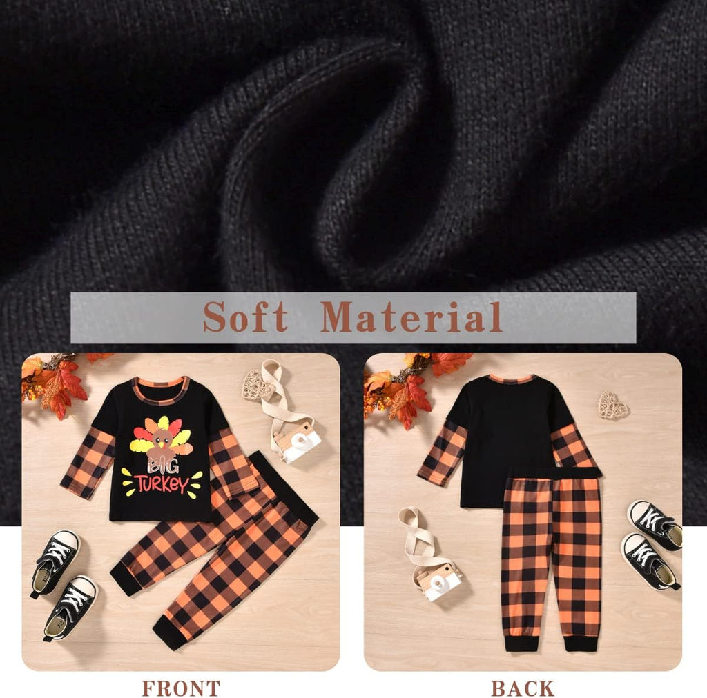 Toddler Baby Thanksgiving Matching Outfits for Brothers Sisters Sibling Clothes