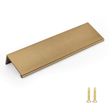 10 Pack 5in Champagne Bronze Finger Edge Pulls for Cabinet