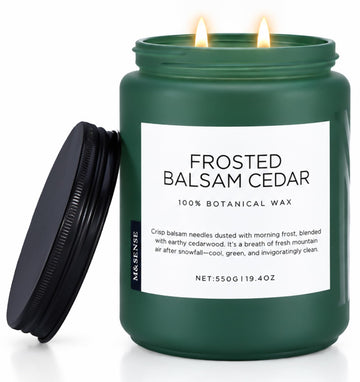 Frosted Balsam Cedar Classic Christmas Tree Scented Candle 19.4oz