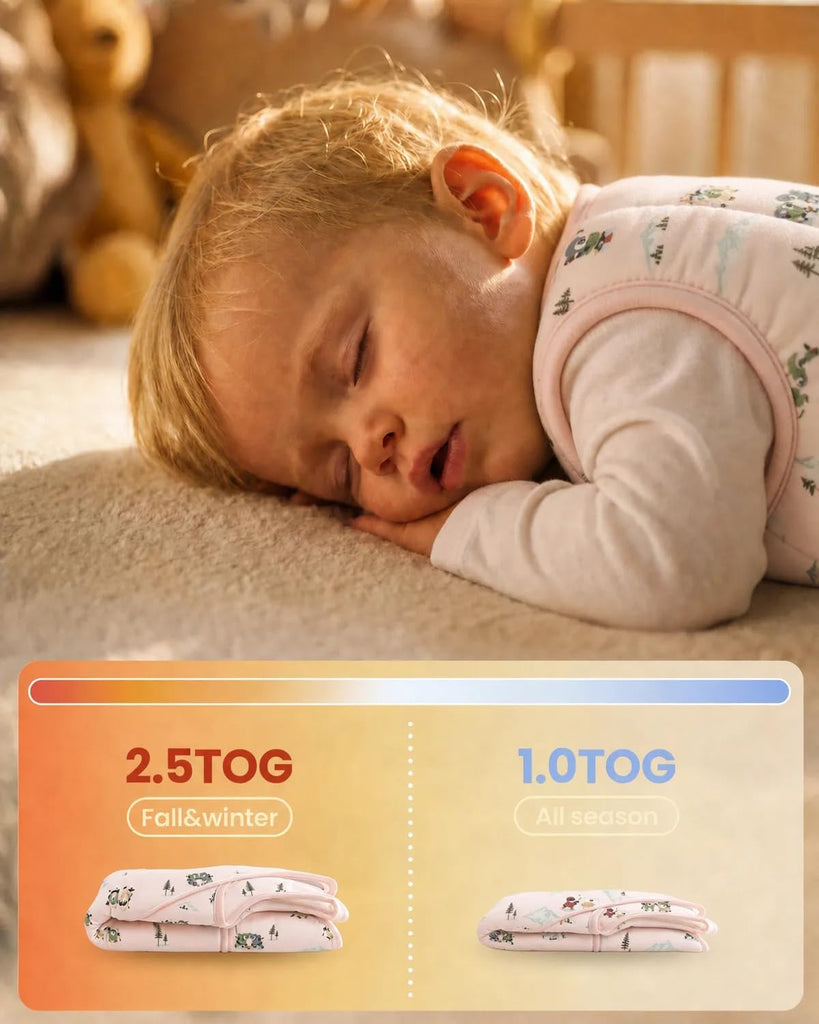 Baby Sleep Sack 2.5Tog Wearable Blanket Baby Cotton Sleeping Bag