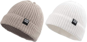 Simple Knitted Baby Beanie Hip-Hop Boy Winter Hat Kid Bonnet Girl