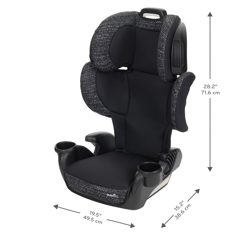 Evenflo GoTime LX Booster Car Seat (Chardon Black)