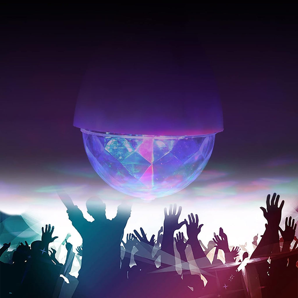 Disco Balls Lamps, 3W E27 Rotating Colorful LED