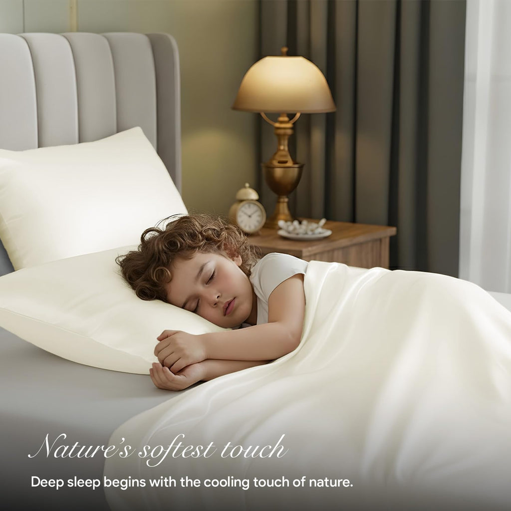 100% Viscose Derived from Bamboo Queen Sheets Set - Silky Soft Bedding, Cooling & Breathable Bedsheet for Hot