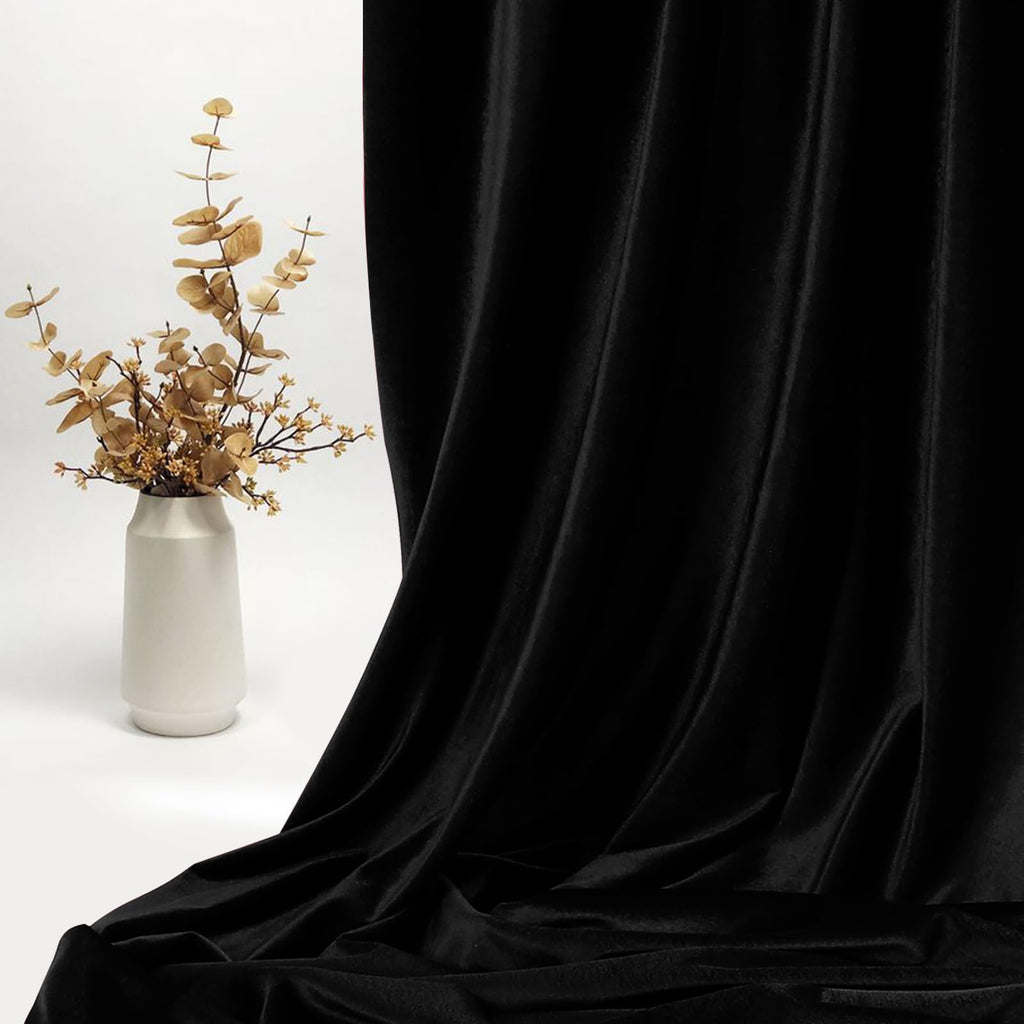 1 Yard Black Fabric 60" Wide for DIY Crafts