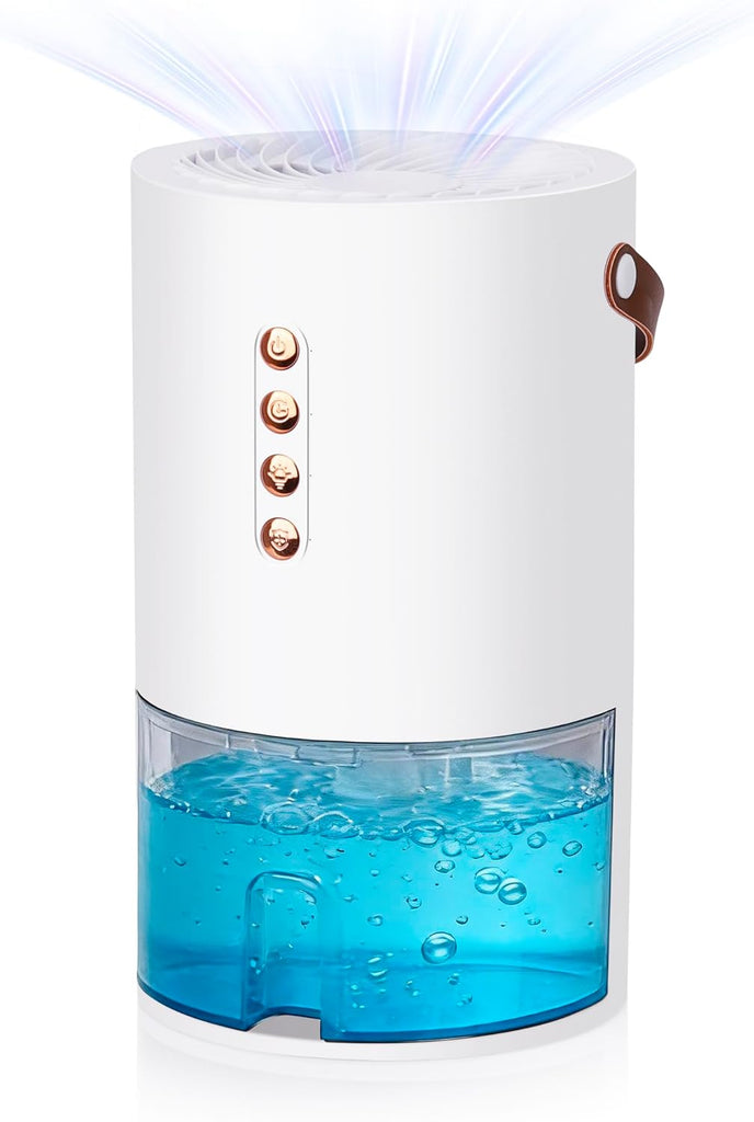 Dehumidifiers for Home, 60 Oz Small Dehumidifier for Basement. Portable Dehumidifier for Bedrooms, Bathrooms, Closets