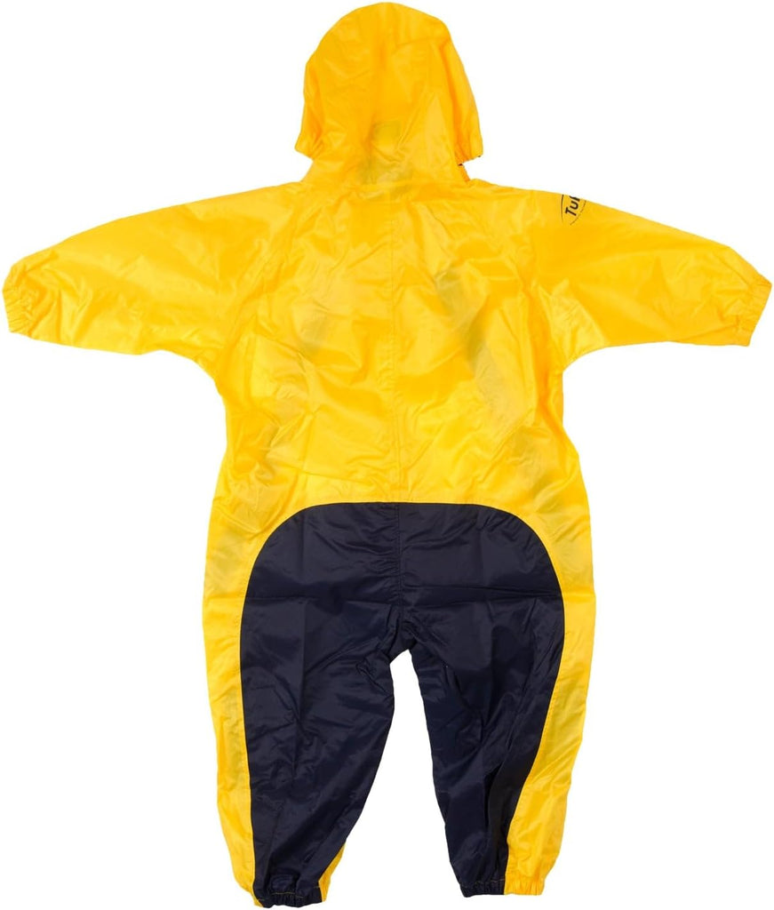 Muddy Buddy Kids Waterproof Rain Suit One-Piece Coverall, Dual Zippers, Sealed Seams, Reinforced Knees - Boys & Girls