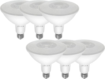 6 Pack Indoor/Outdoor Led Flood Light Waterproof PAR38 LED Bulb,Dimmable,3000K Warm White, 1250LM, ETL, Recessed Can